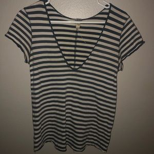 Free people striped cotton t shirt💙💙
